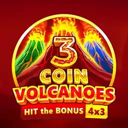 3 Coin Volcanoes game by Booongo – logo hosted on 3 Reyes