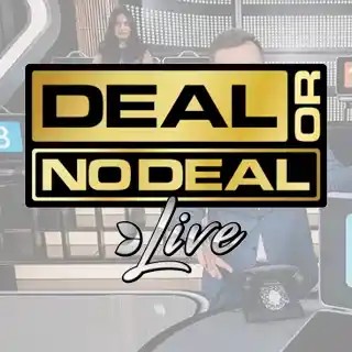 Deal or No Deal Live online game logo by Evolution on 3reyesmexico.com